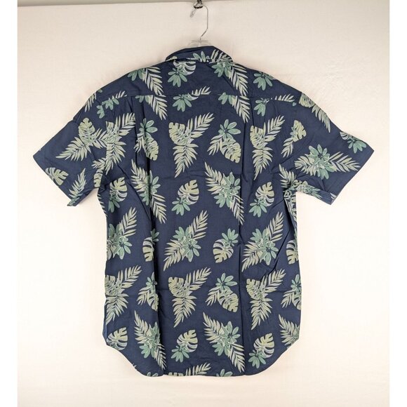 Jachs NY Mens Navy Floral Short Sleeve Shirt Small - Picture 7 of 8